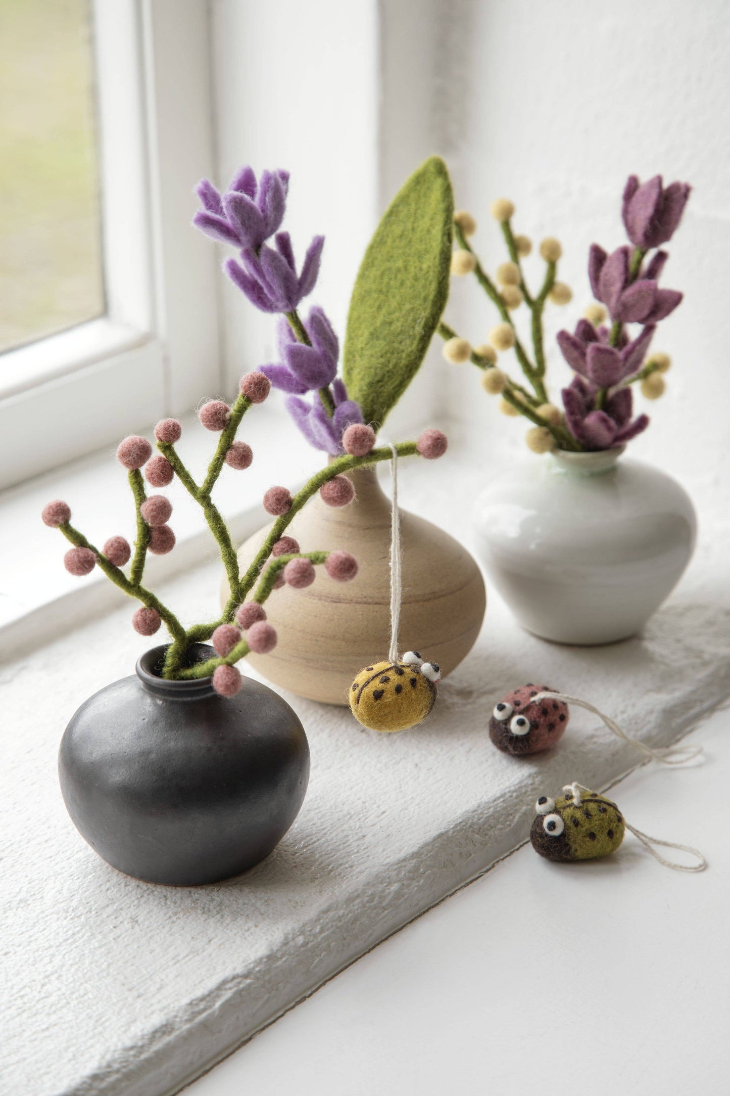 Lavenders and Leaf - Set of 3