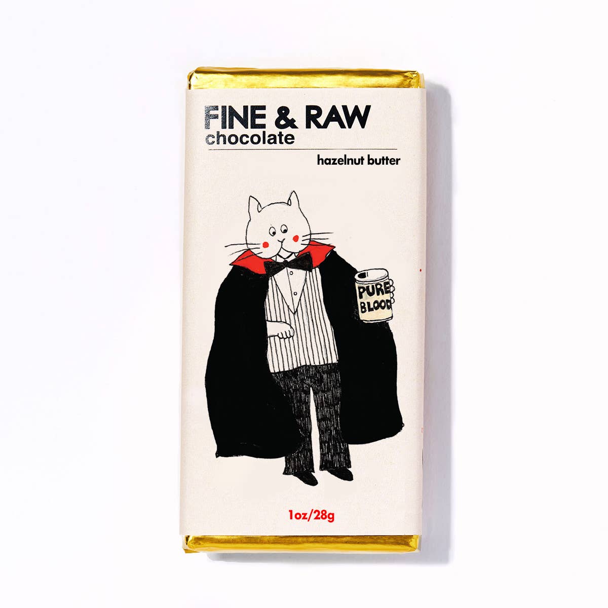 FINE & RAW - Halloween Kitty's Bloody Cocktail 1oz. Hazelnut Butter Bar