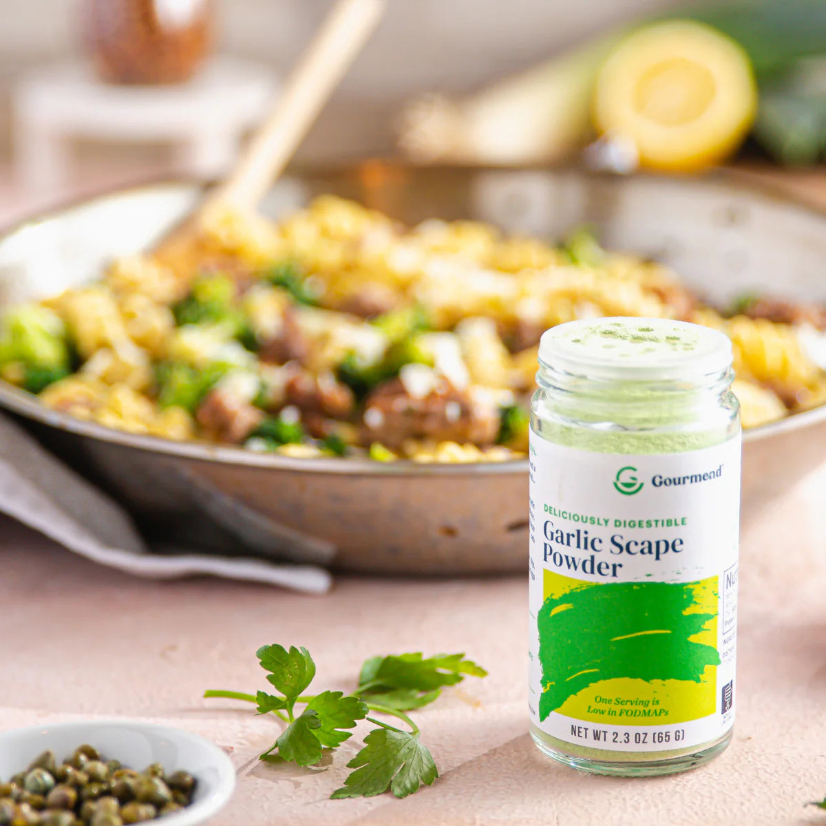 Garlic Scape Powder - Low FODMAP, Organic (2.3 oz)