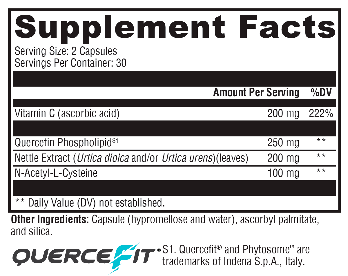 Quercetin 20x Plus (60 veg caps)