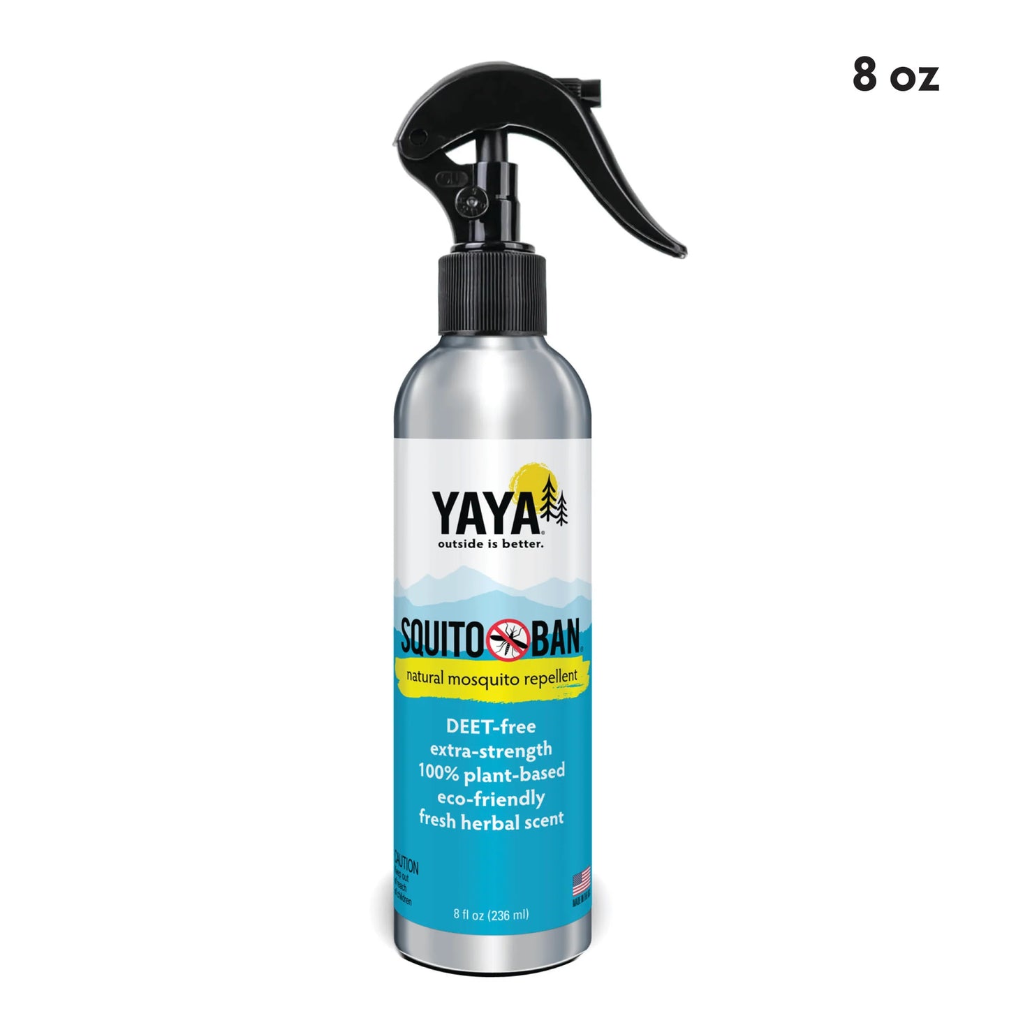 YAYA SQUITO BAN Extra Strength Natural Mosquito Repellent (8 oz)