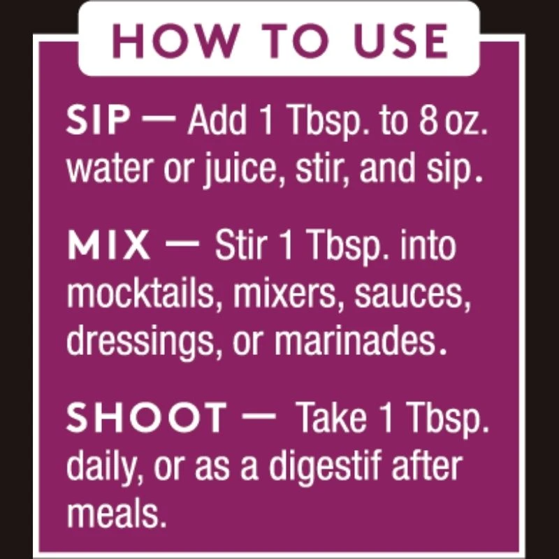 Energy Tonic - Raw ACV w/Mother, Beets, Daily Energy Support (8 fl oz)