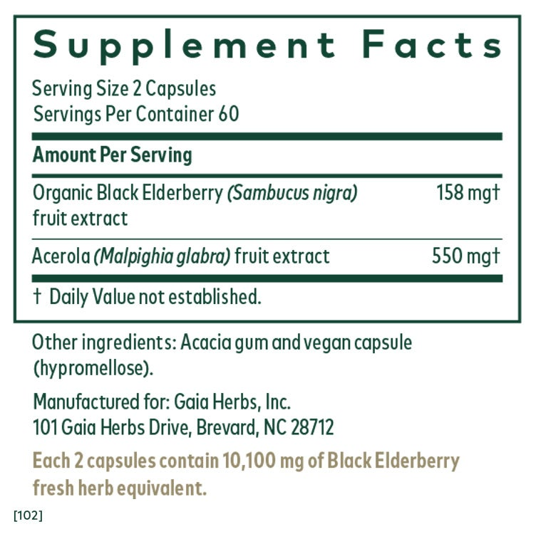 Black Elderberry PRO (120 caps)