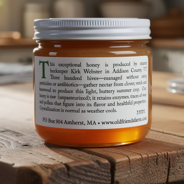 Raw Honey - 100% pesticide free