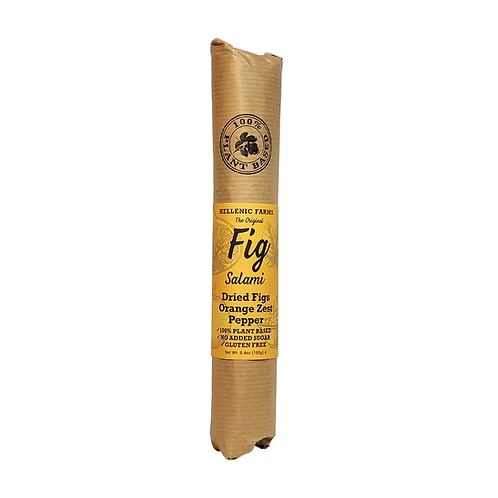 Fig Salami, Orange Zest Pepper (6.4 oz) - HELLENIC FARMS