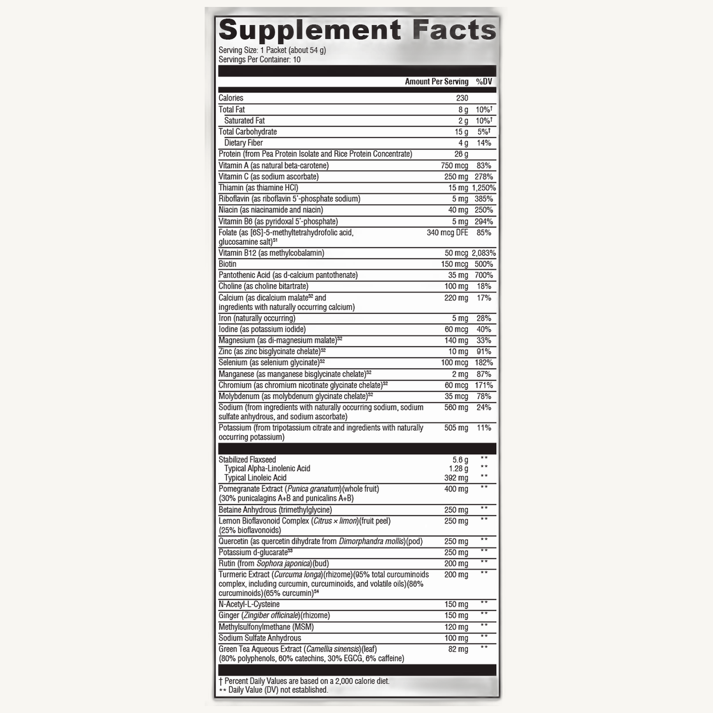 OptiCleanse GHI - Chai Sugar & Stevia-free