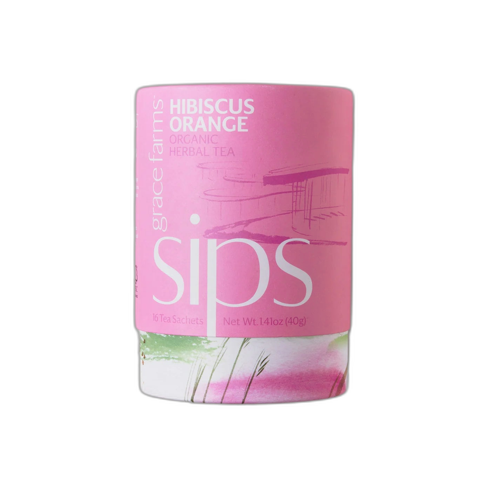 Tea - sips, Hibiscus Orange Organic (16 tea sachets)