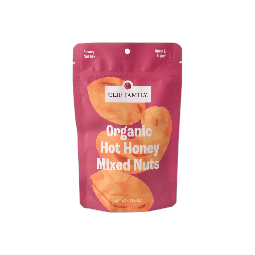 Hot Honey Mixed Nuts, Organic (4 oz) - Clif Family Farm & Winery