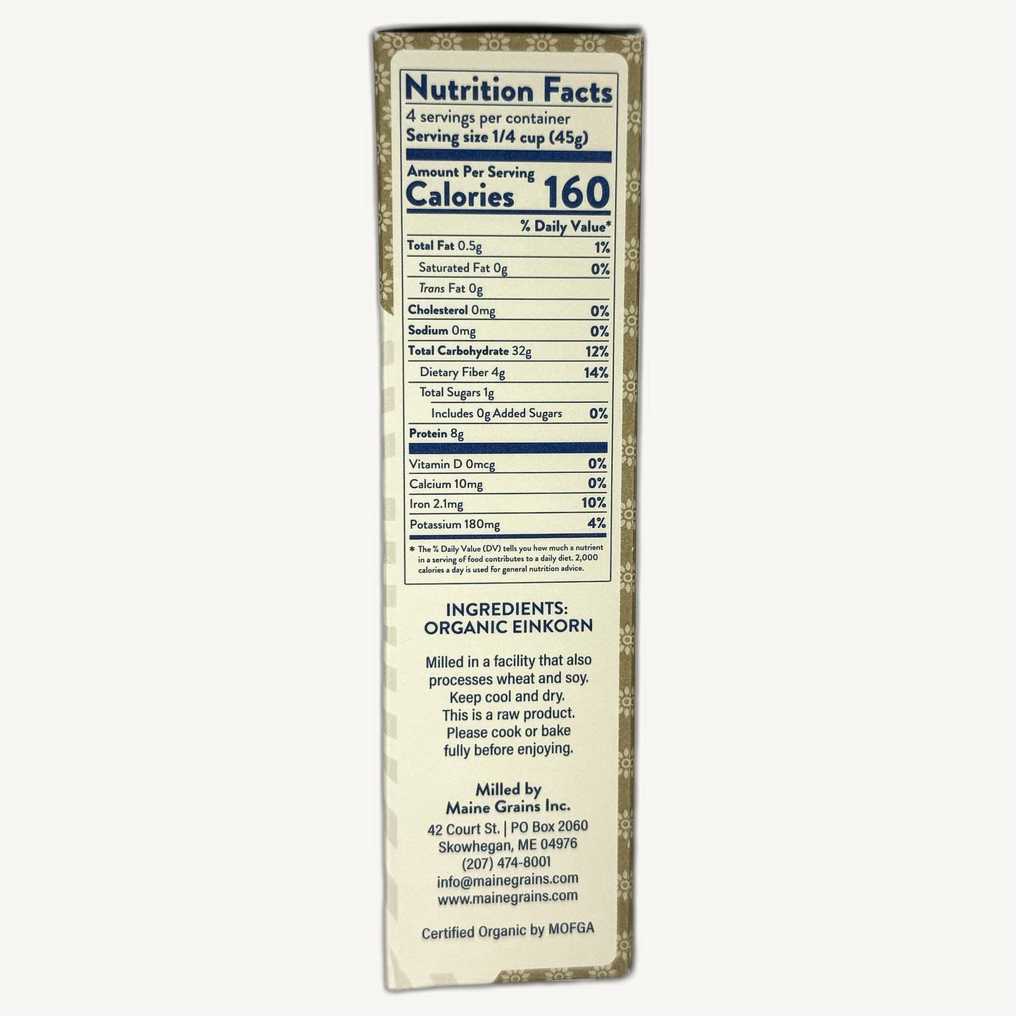 Maine Grains Organic Einkorn Farro