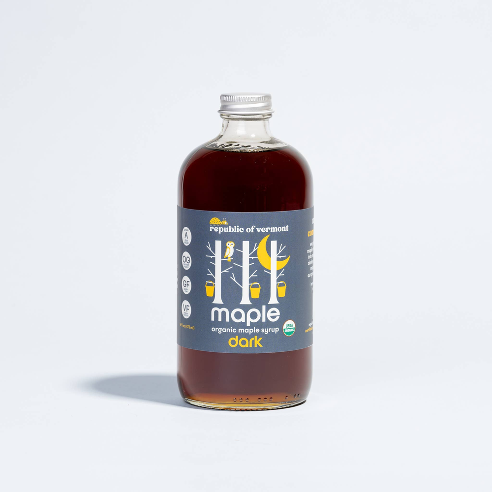 Maple Syrup, Dark Organic (16 oz) - Republic of Vermont