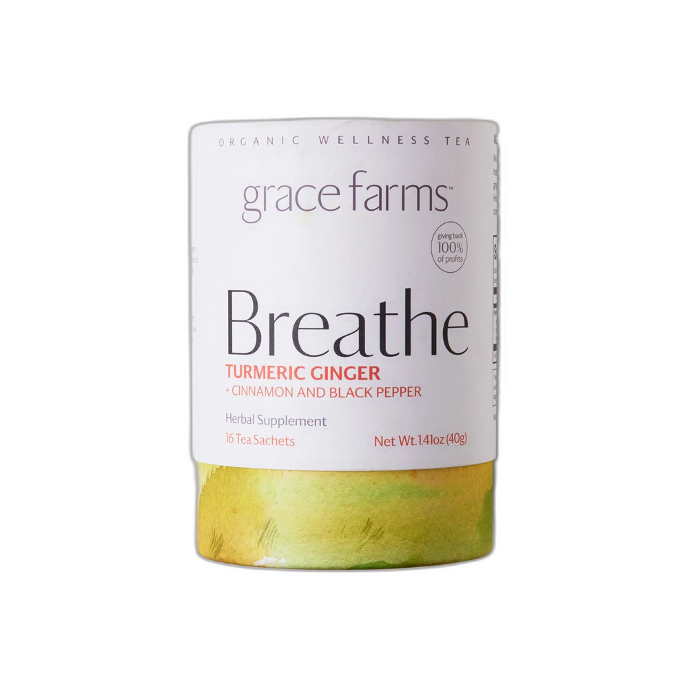 Tea - Breathe, Tumeric Ginger Organic (16 tea sachets)