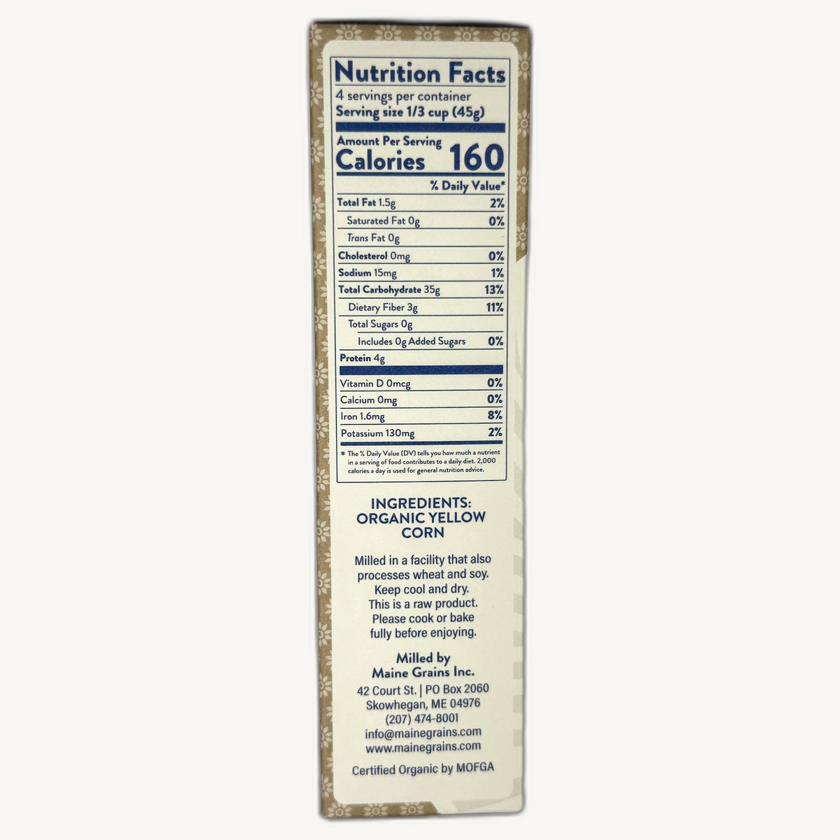 Maine Grains Organic Polenta