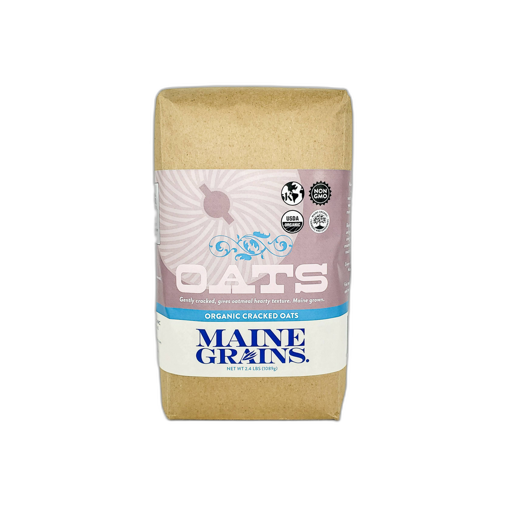 Maine Grains Organic Cracked Oats (2.4 lbs)