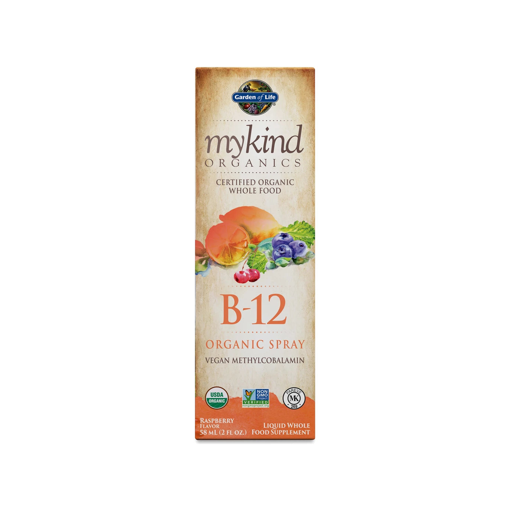 B-12 - Spray, Raspberry, Organic (2 oz) - Garden of Life