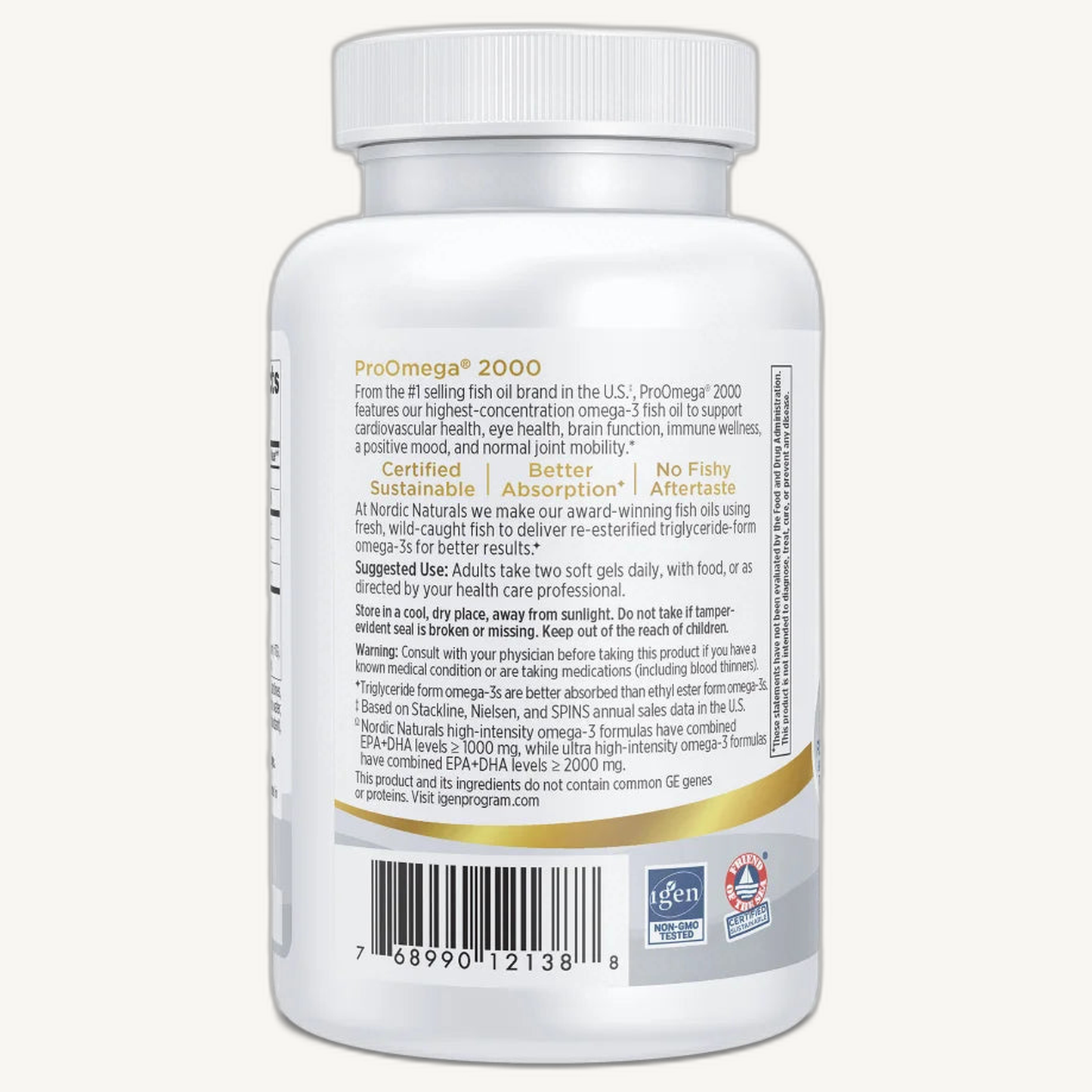 Nordic Naturals Pro Omega 2000 - Lemon