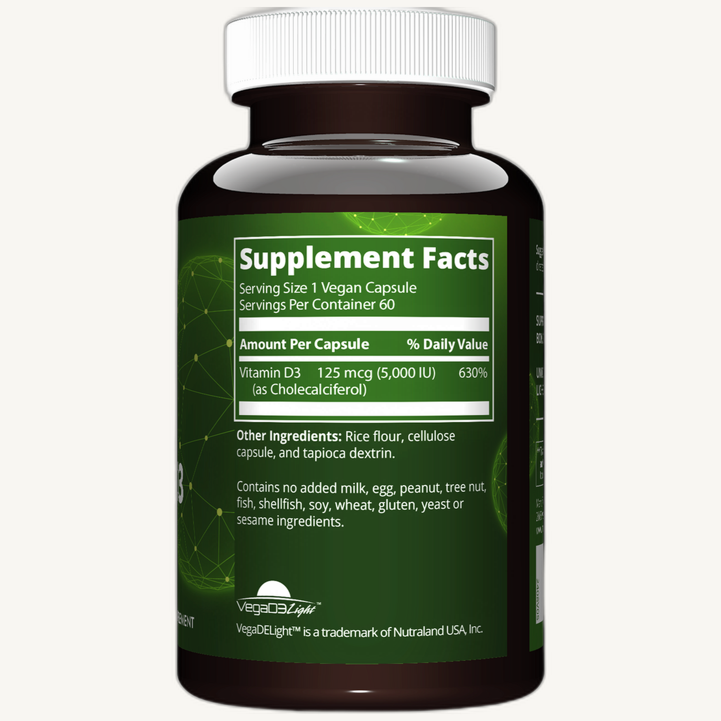 Vegan Vitamin D3 5000IU (60 vcaps)