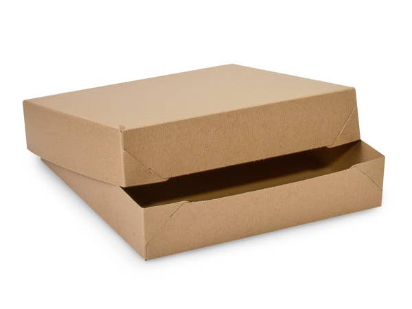 Nashville Wraps - Recycled Brown Kraft Gift Boxes: 50 Pack / 9x9x5"