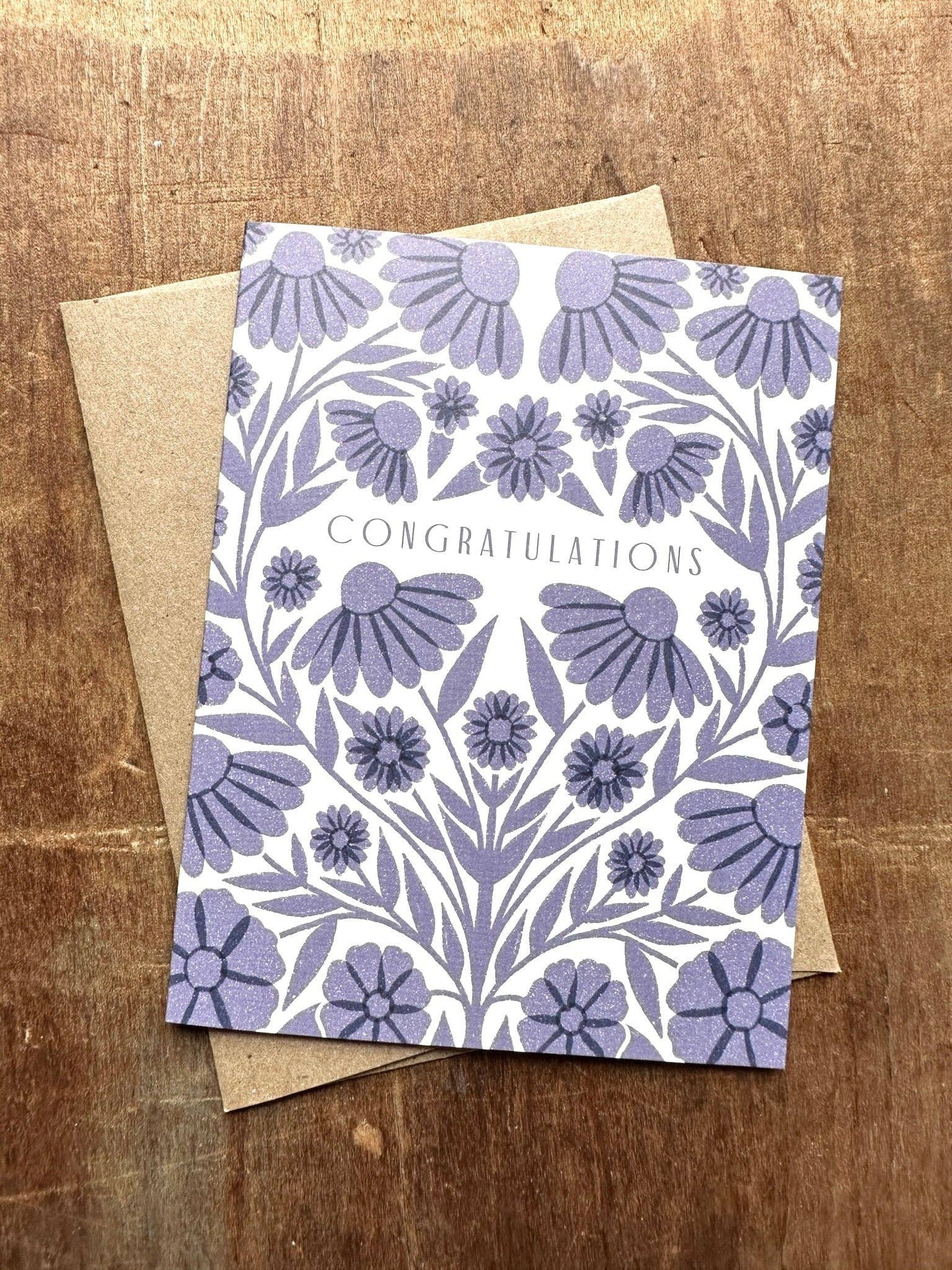 "Congratulations," Greeting Card: Single Card