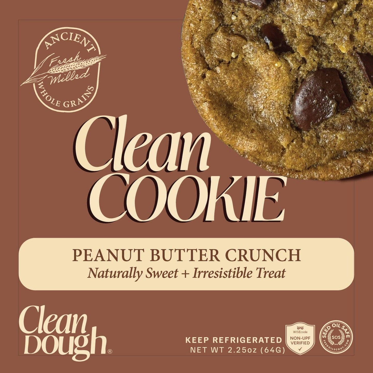 Clean Dough - Peanut Butter Chocolate Clean Cookie