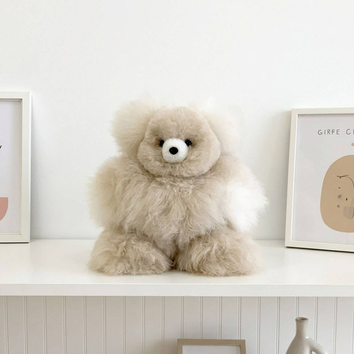 Shupaca Alpaca - 10" Small Alpaca Stuffed Animal - Bear: Caramel