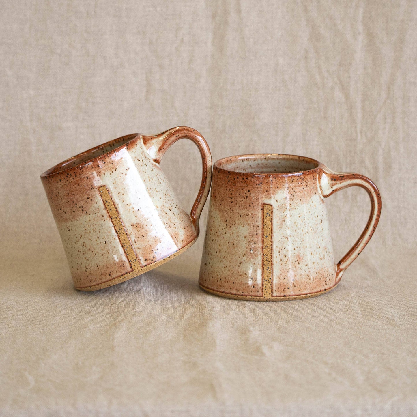 ZZIEE Ceramics - Handmade Ceramic Mug in Speckled Cream