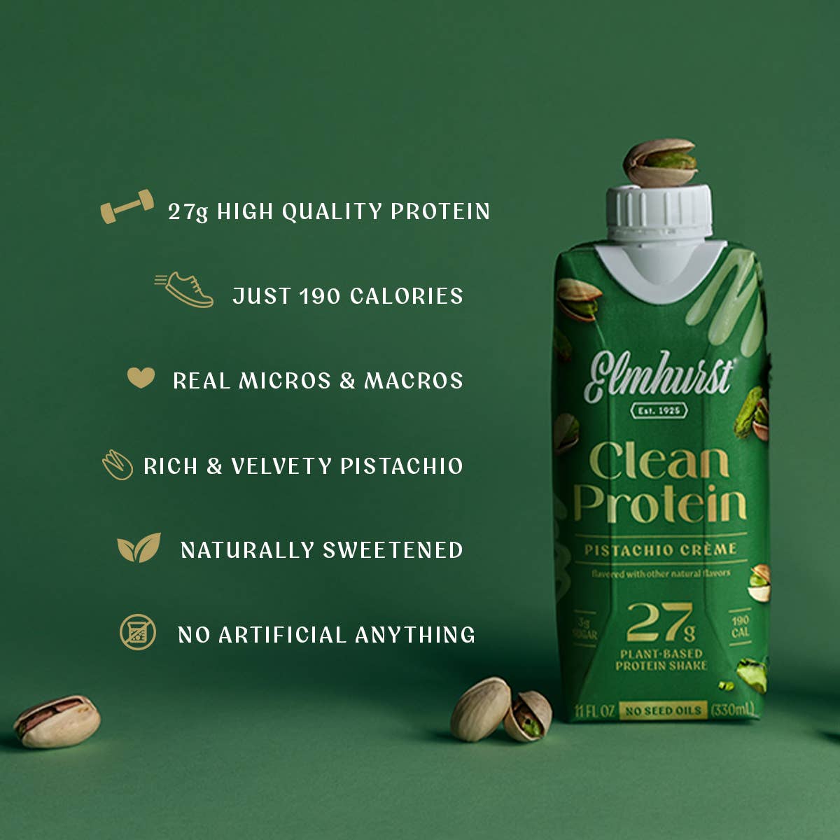 Clean Protein Pistachio Crème, 11oz