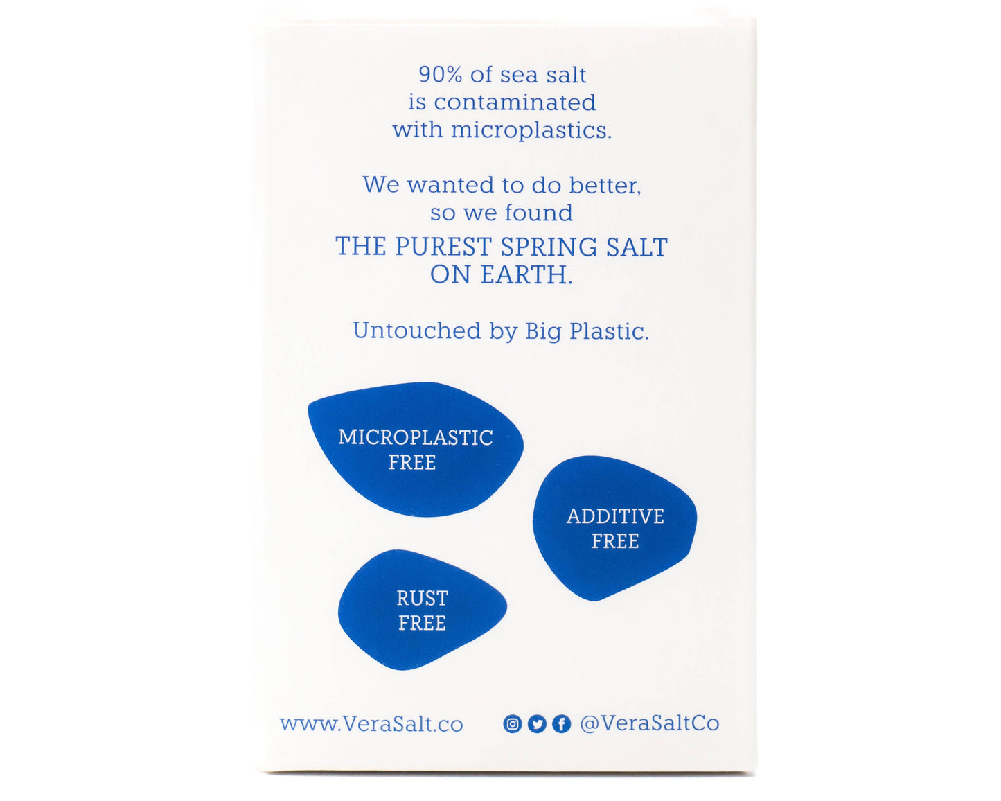 Vera Salt - Fine Spring Salt (300g) - Microplastic Free