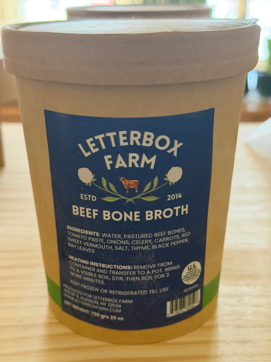 Broth, Beef Bone (25 oz) - Letterbox Farm