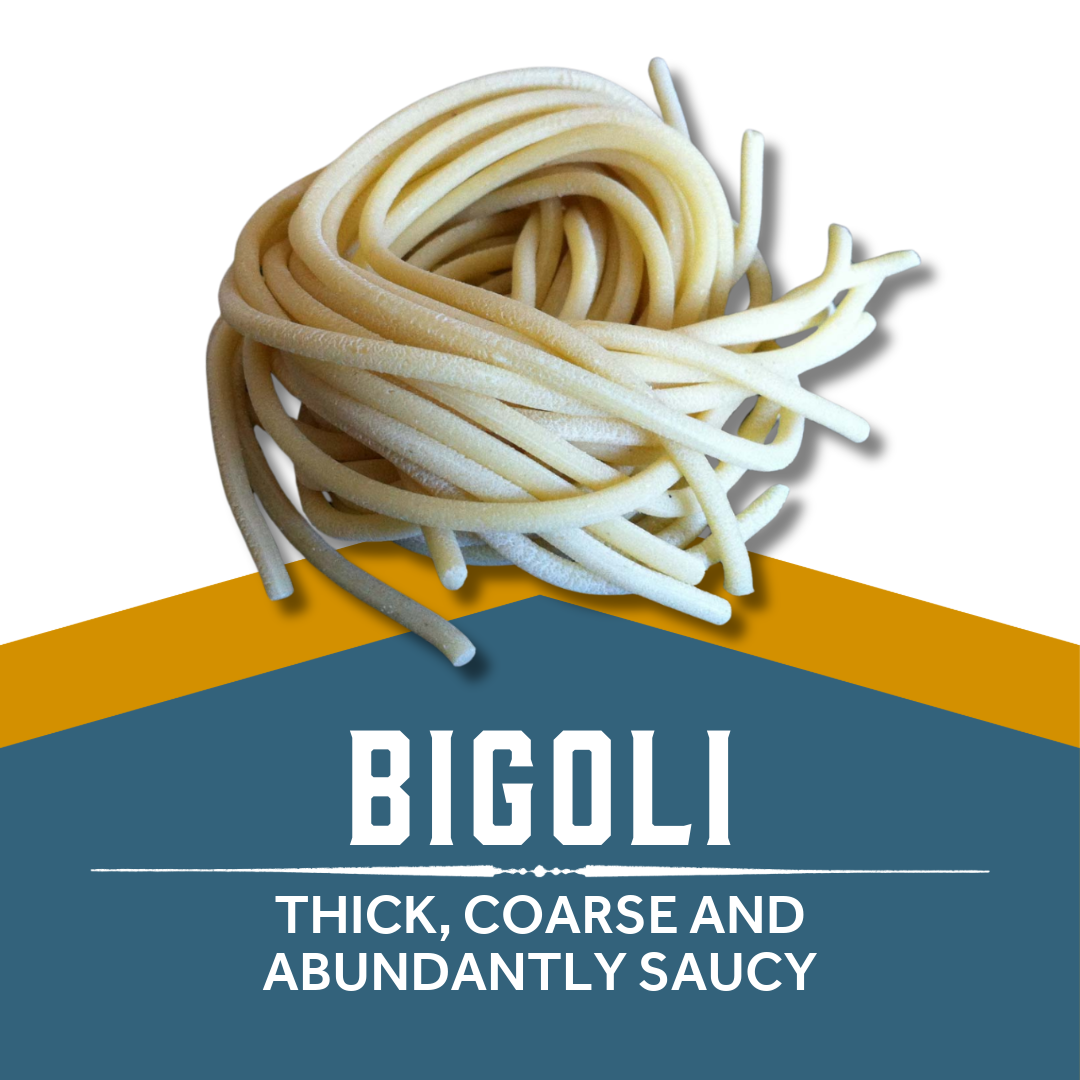Bigoli, Organic Durum Semolina Pasta, Local NY