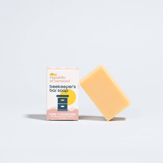 Beekeeper's Bar Soap - Rose + Lavender