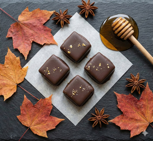 Chocolate Truffle, 71% Dark - Vermont Maple (4 pieces)