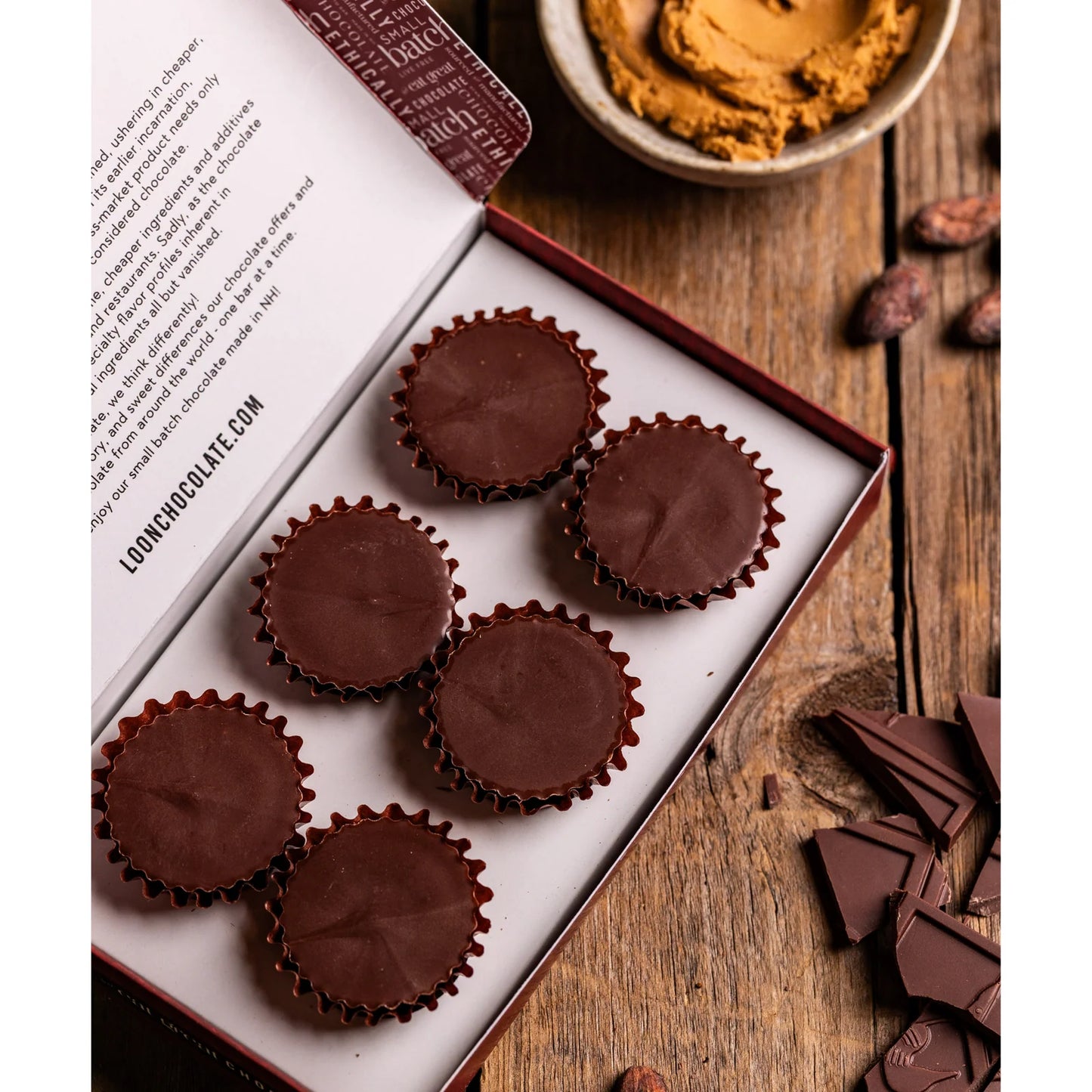 Peanut Butter Cups, Milk Chocolate (6 cups)