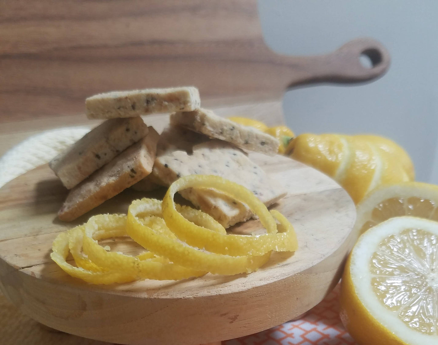 Healing Home Foods - Baked Lemon Chia Grahams