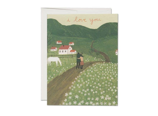 Along the Road love greeting card Red Cap Cards