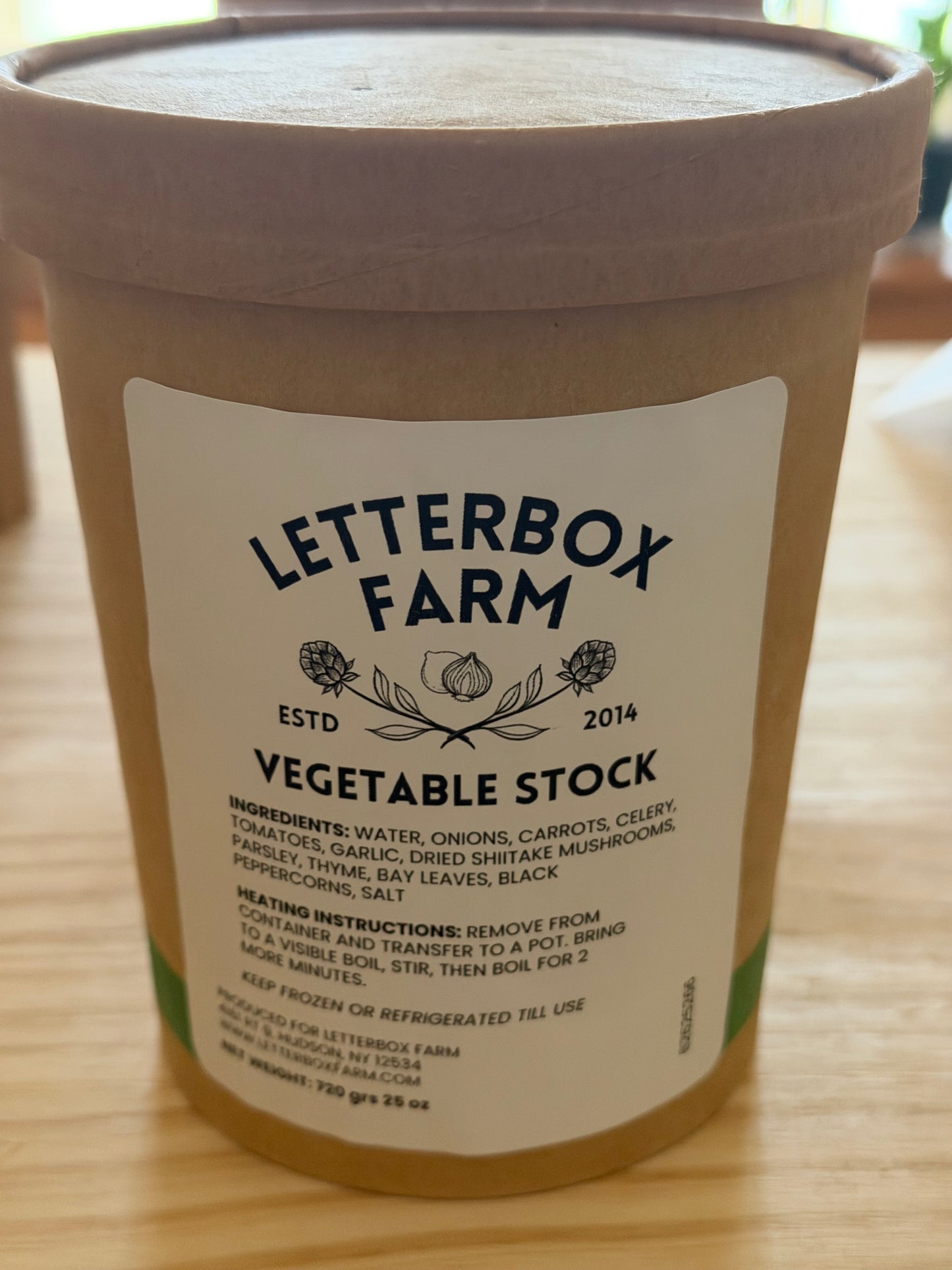 Broth, Vegetable (25 oz) - Letterbox Farm