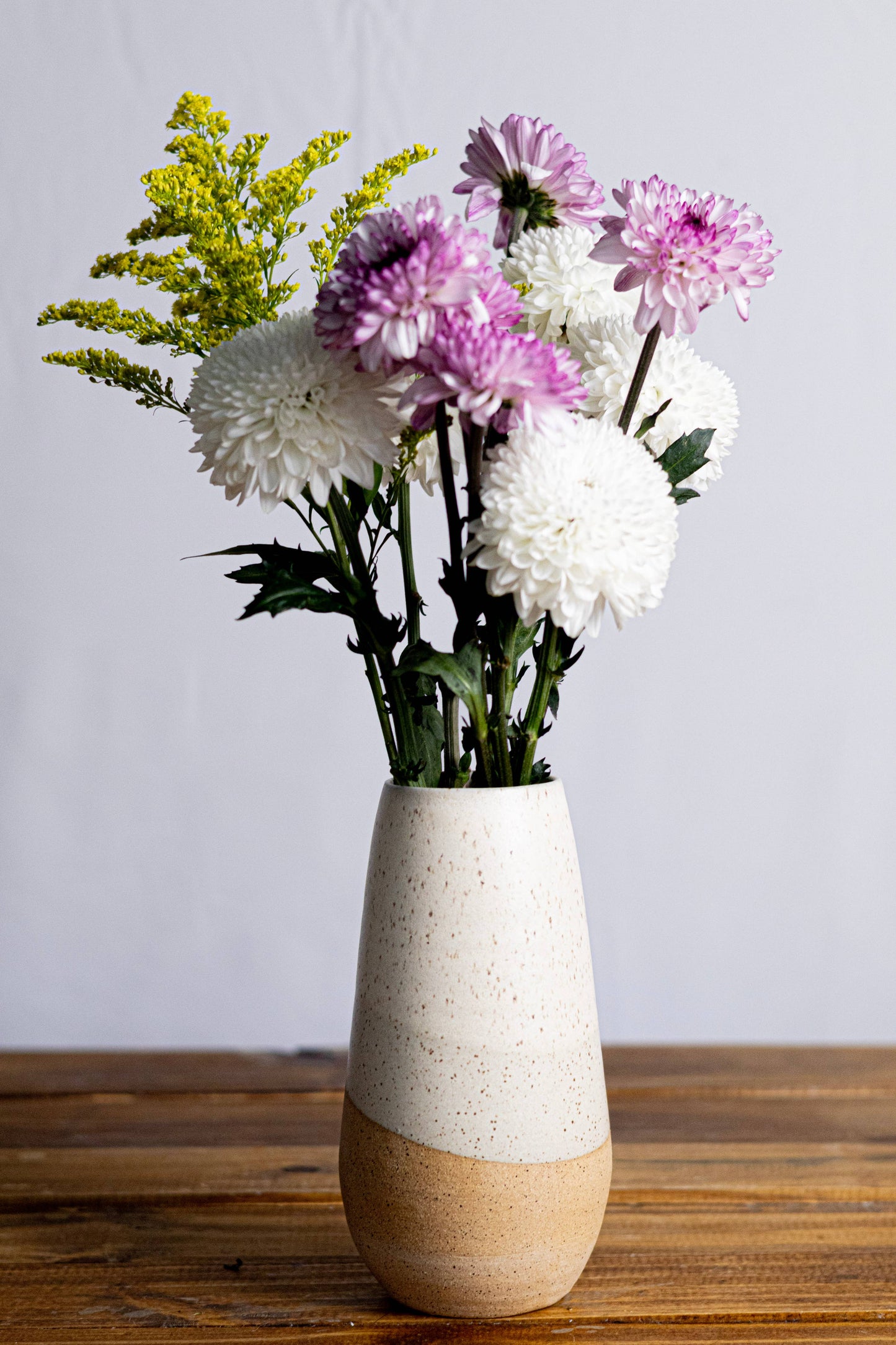 Handmade ceramic Round Bottom vases