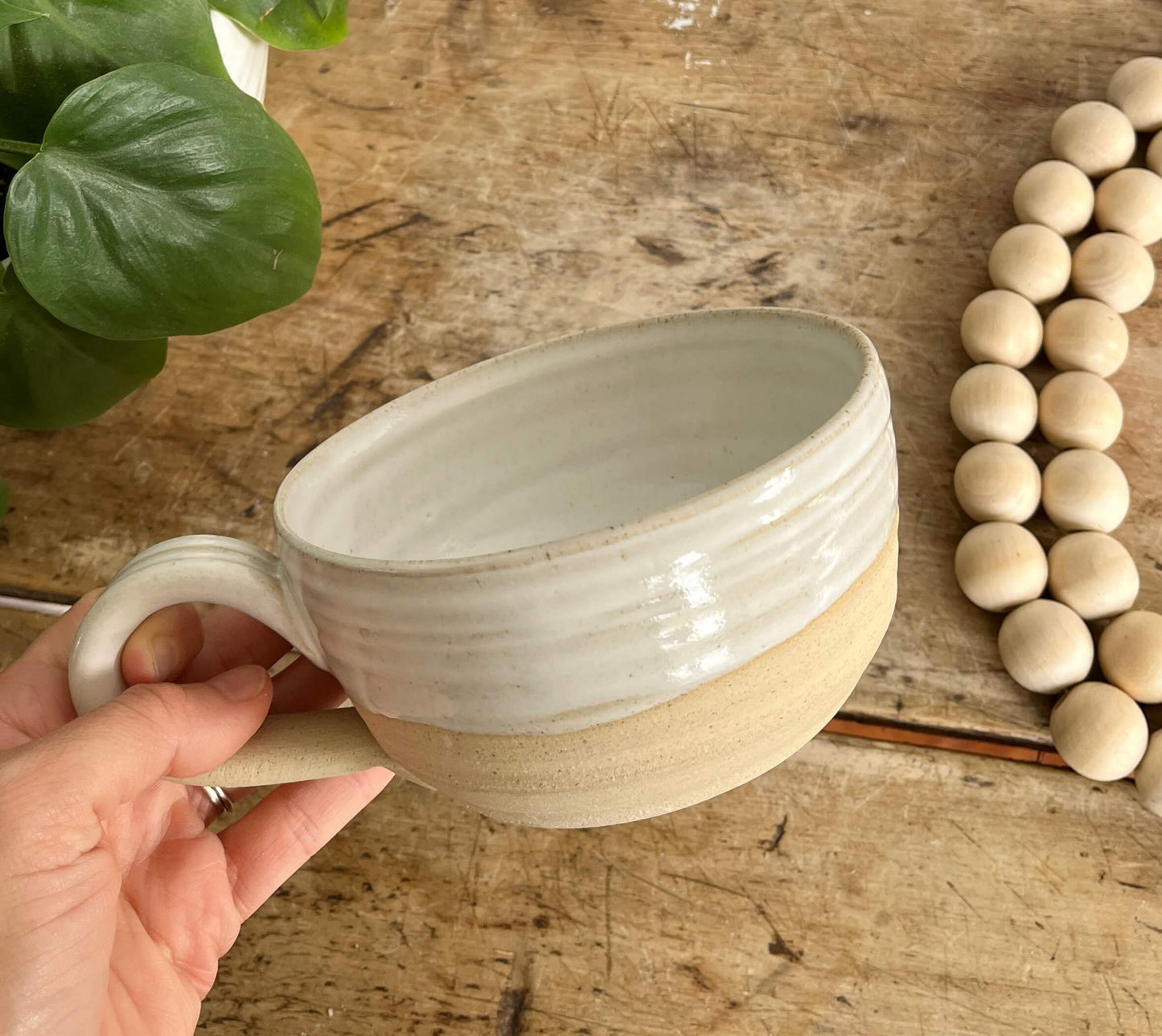 Soup Mug Cappuccino Cup Bowl with Handle