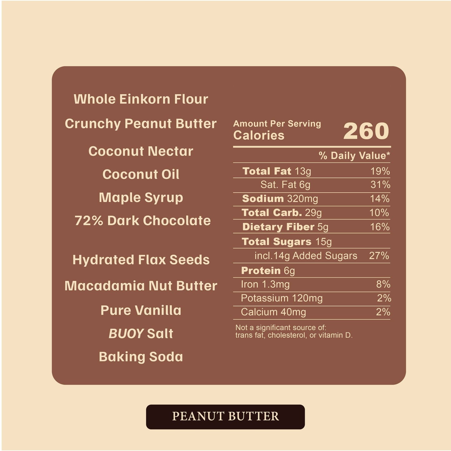 Clean Dough - Peanut Butter Chocolate Clean Cookie