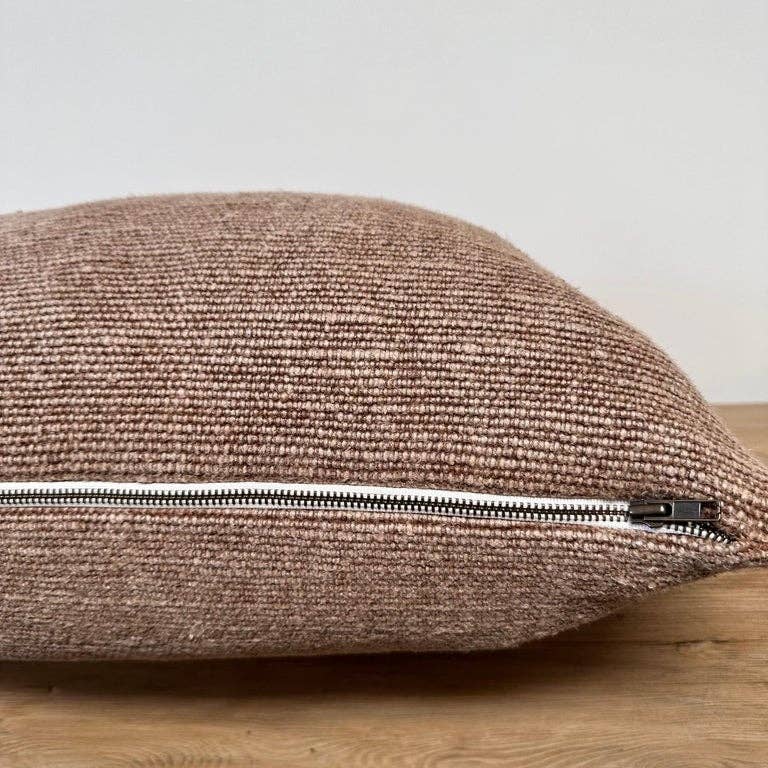 bloom home inc - Co. Alora Heavy Woven Linen – Havane: 24″ x 24″