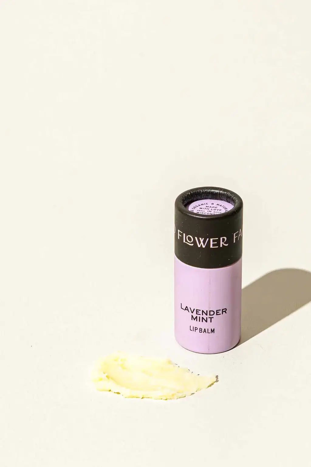 Good Flower Farm - Lavender Mint Organic Lip Balm / 0.3 oz Biodegradable Tube