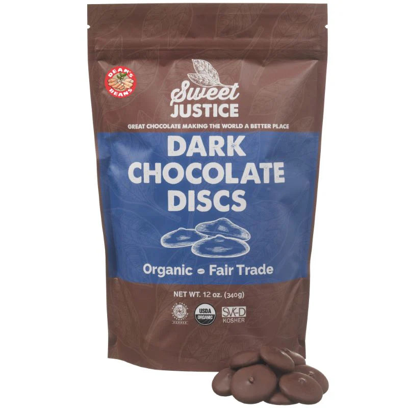 Dark Chocolate Discs - Organic, Fair Trade