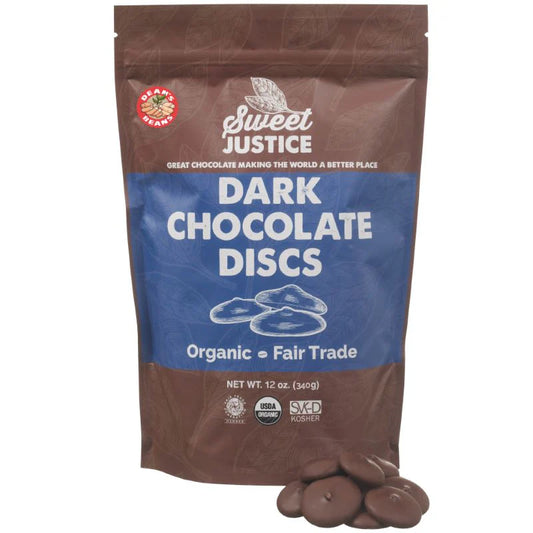 Dark Chocolate Discs - Organic, Fair Trade