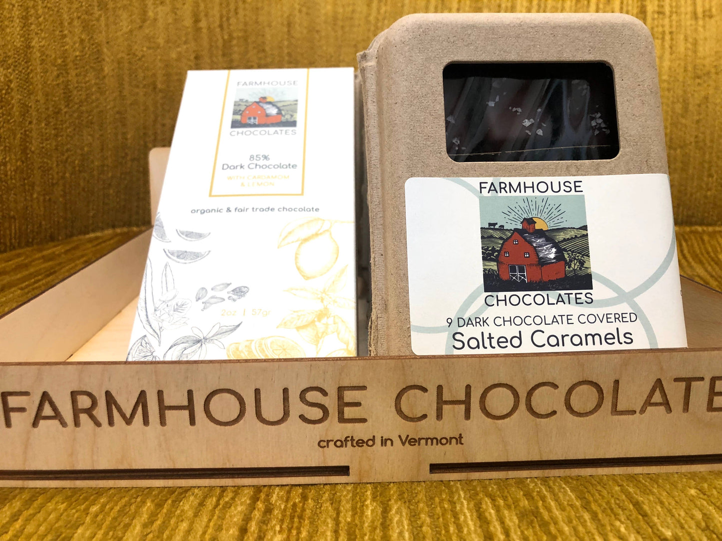 Caramels - Dark Chocolate covered, salted (9 Piece)