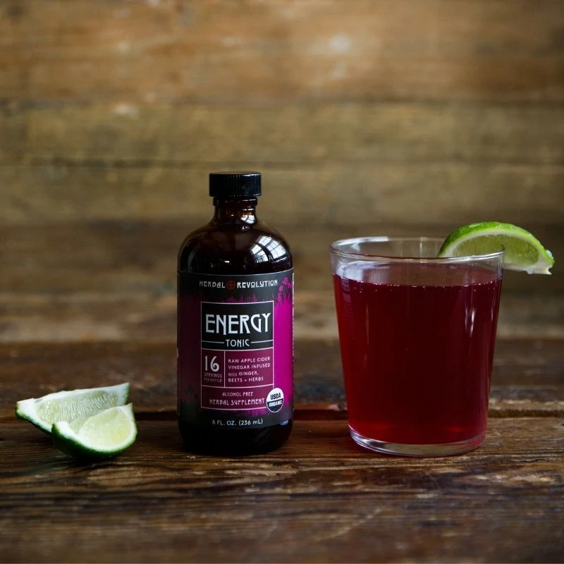 Energy Tonic - Raw ACV w/Mother, Beets, Daily Energy Support (8 fl oz)