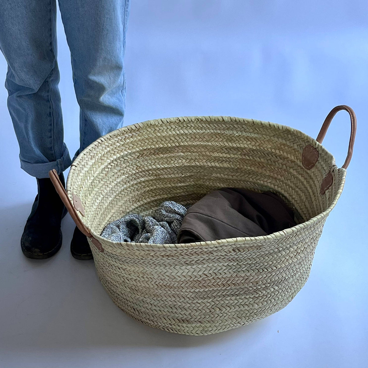 Medina - Large Round Laundry Basket