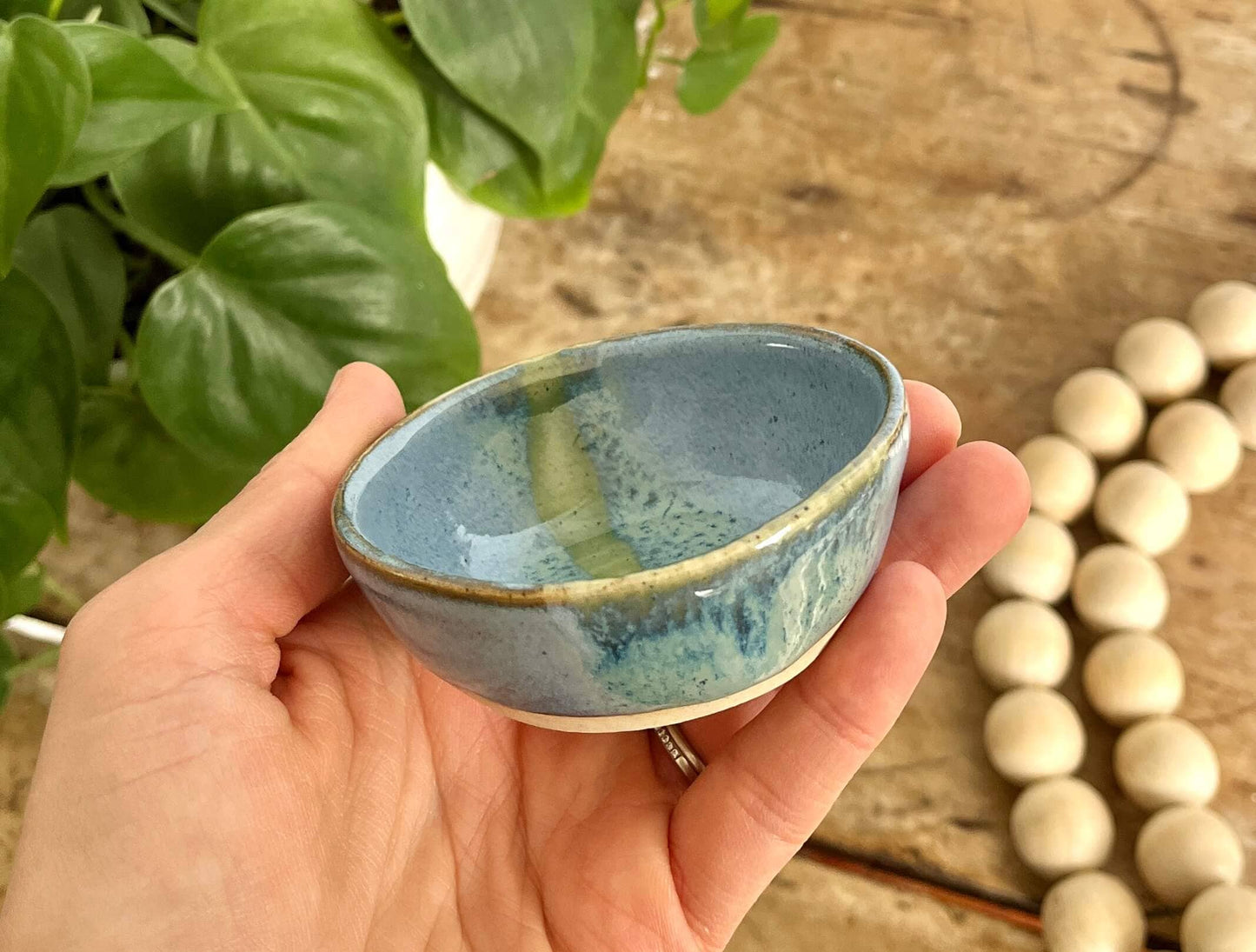 Condiment Bowl, Jewelry Dish (Tiny Bowl) - Coastal Clay Co.