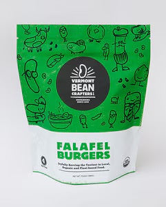 Falafel Burgers (4 pack) - Vermont Bean Crafters