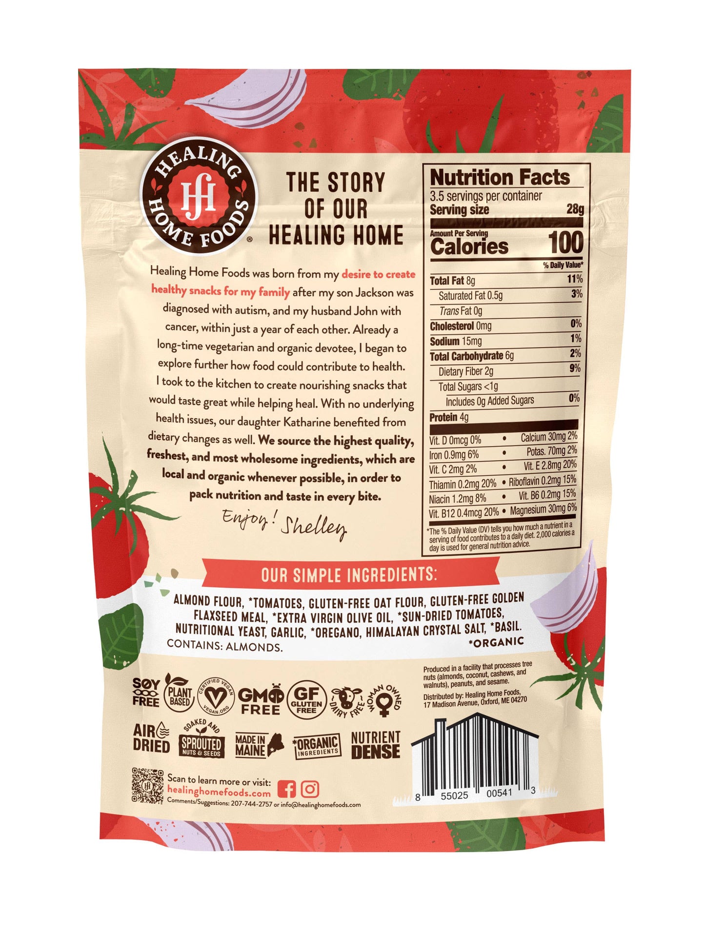 Crackers, Pizza Thins Air-Dried (3.5 oz) - Healing Home Foods