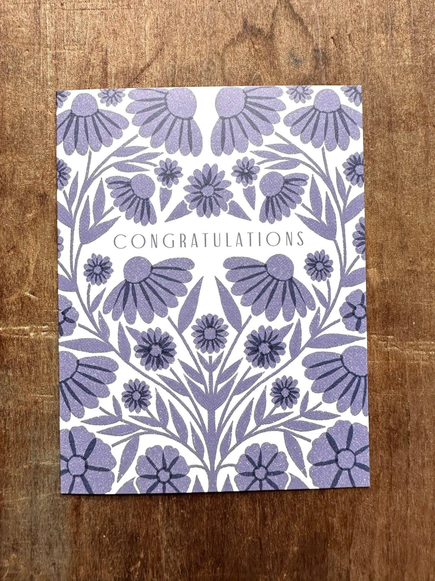 "Congratulations," Greeting Card: Single Card