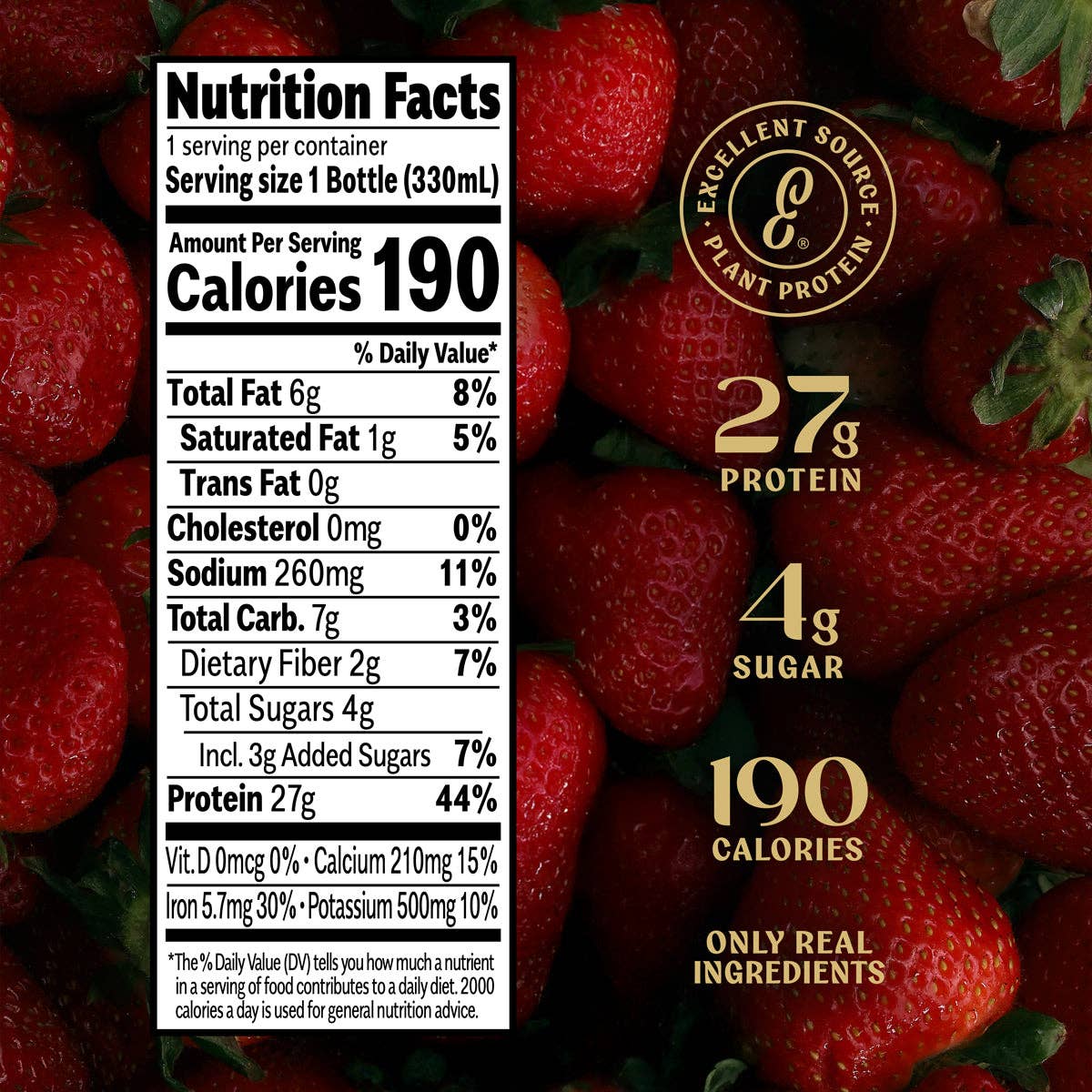 Clean Protein Strawberries & Cream, 11oz